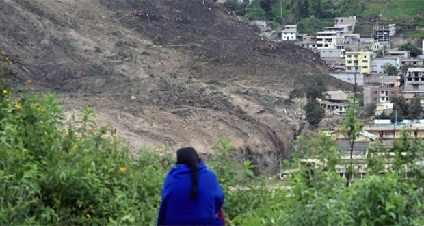 Equateur: 7 morts, 62 disparus dans un glissement de terrain