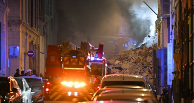 France: un immeuble d'habitation s'effondre à Marseille, au moins cinq blessés