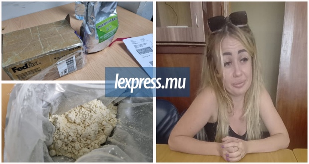 Rs 15 millions de drogue synthétique saisie dans un colis: une Ukrainienne de 28 ans arrêtée 