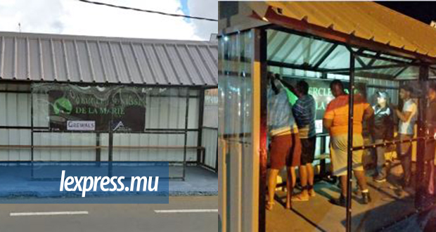 Initiative du Cercle Jeunesse de la Marie: ils rénovent eux-mêmes leur «bus stop»