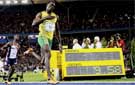 Record du monde du 100m d''Usain Bolt en 10.58