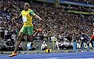 Record du monde d''Usain Bolt sur 200m en 19.19
