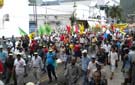 Manifestation de la CSG devant la Plantation House (vidéo: Thimons Jennah) 2