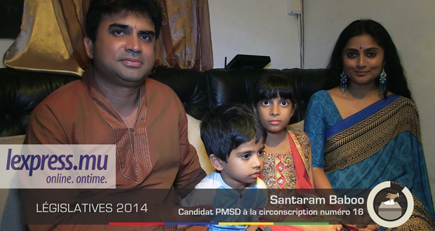 Santaram Baboo: nouveau candidat au n° 16 