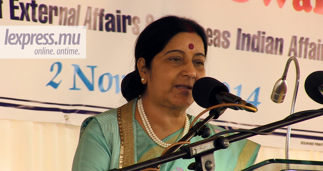 Sushma Swaraj: India will always support Mauritius 