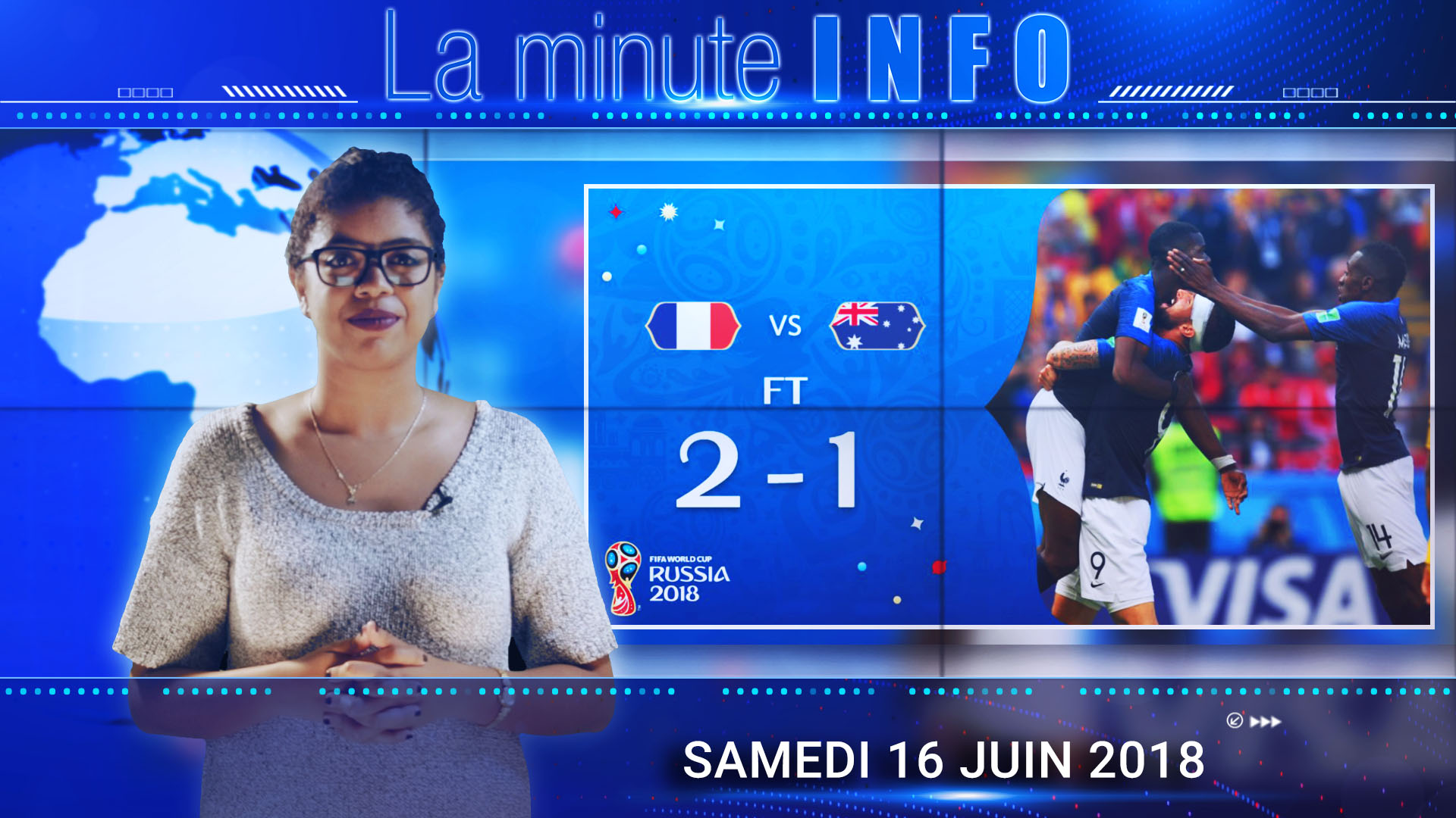 LaMinuteInfo: au mondial, timide entrée en matière des Bleus 