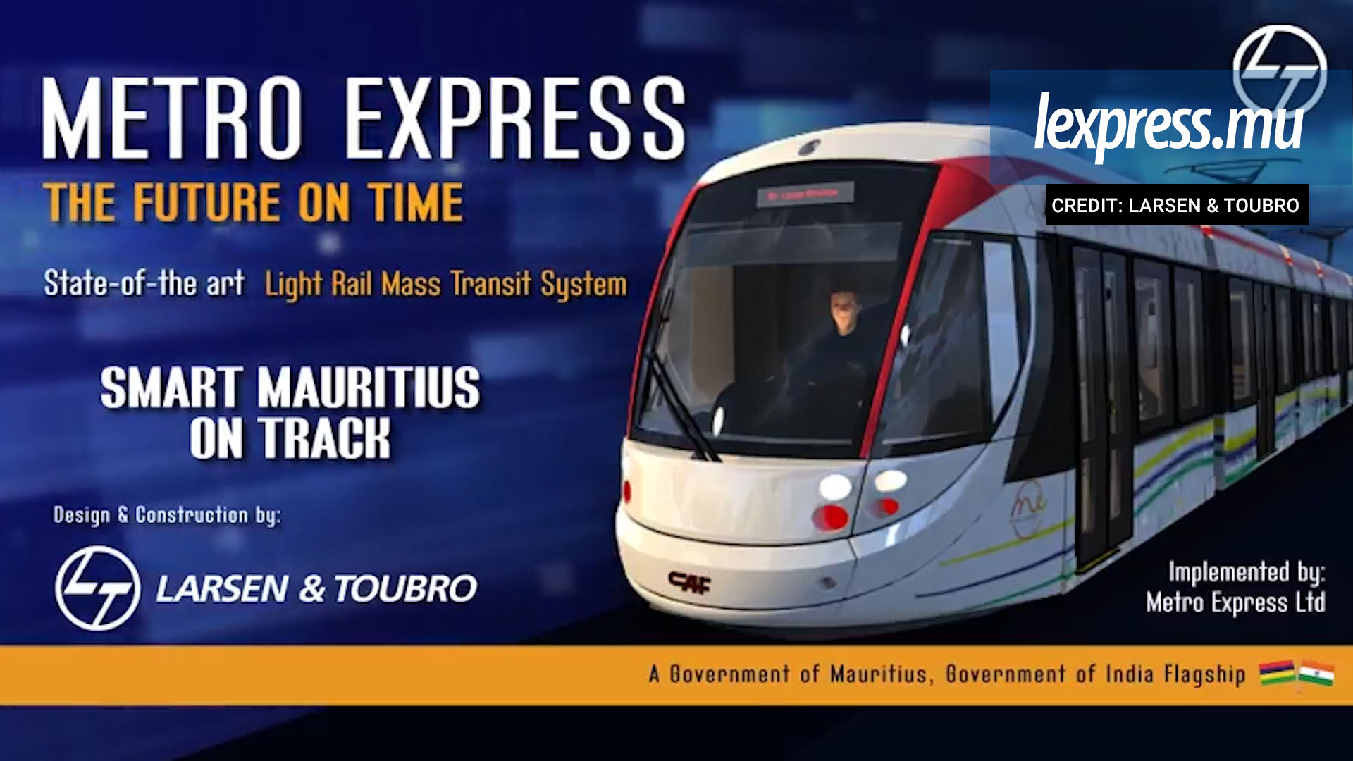 Metro Express: le pont de GRNO prêt en mai 2019