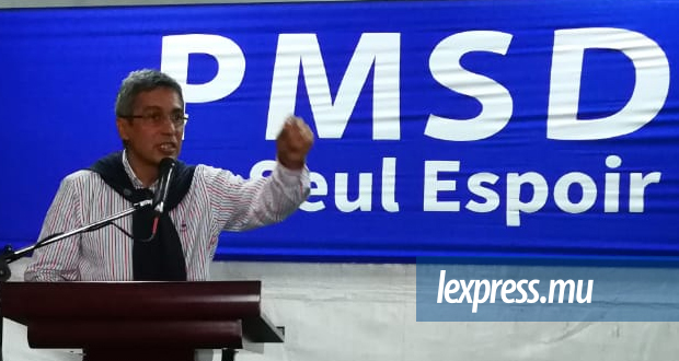 Congrès PMSD : Duval s’en prend aux «fatras» de l’Electoral Boundaries Commission
