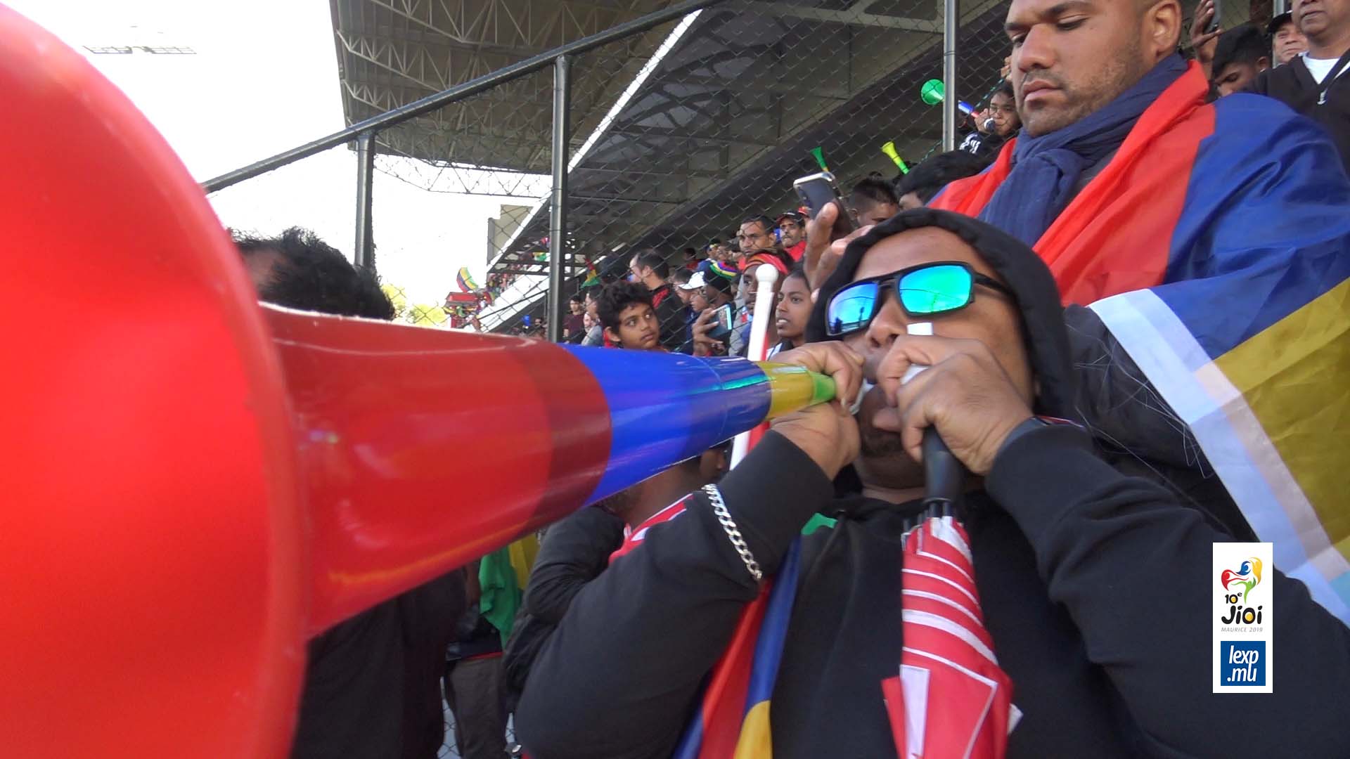 JIOI 2019 - Maurice-Mayotte: le public en extase après le penalty de Perticots 