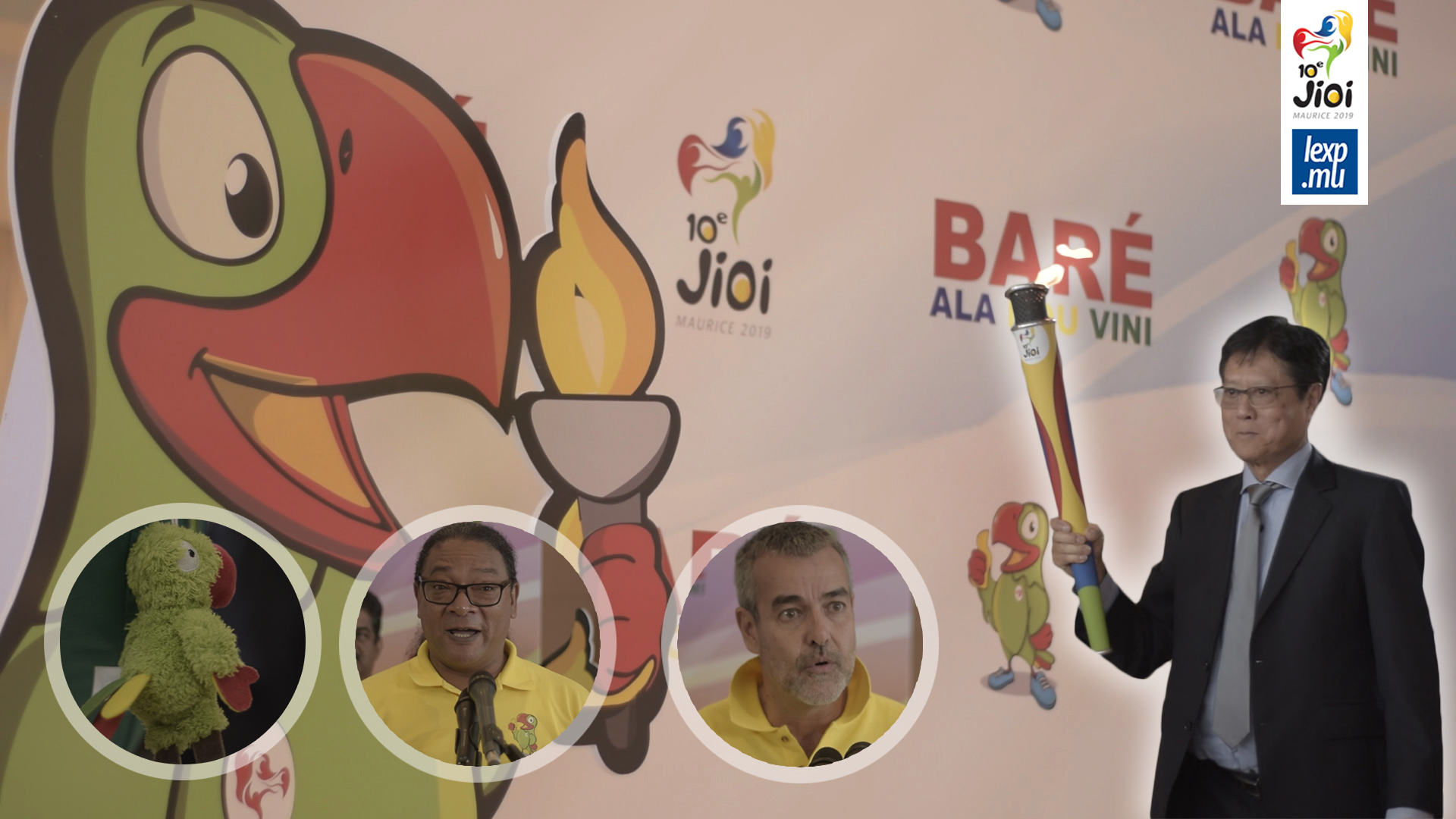JIOI 2019: la flamme des Jeux est arrivée