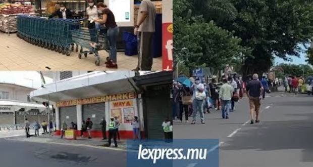 Réouverture des supermarchés: au moins les gestes barrières sont respectés!