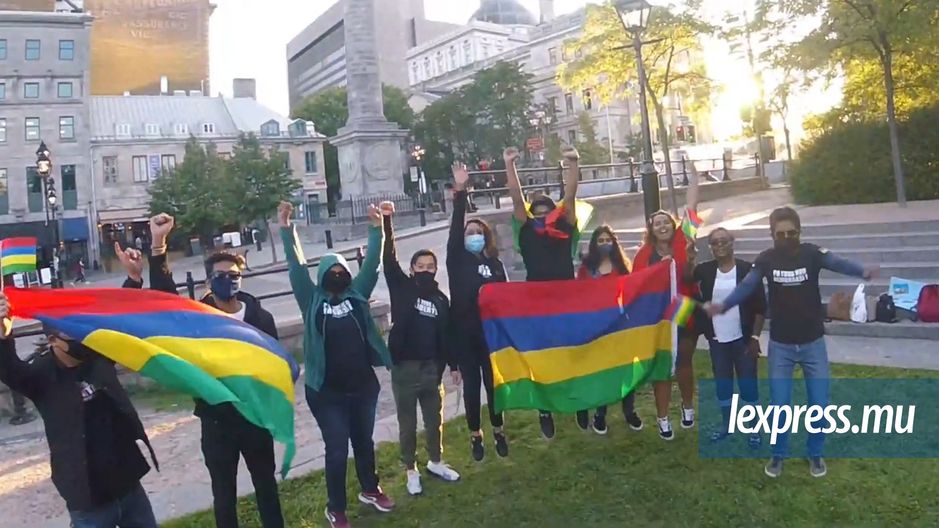 Mobilisation citoyenne: les Mauriciens de Montréal solidaires à la marche