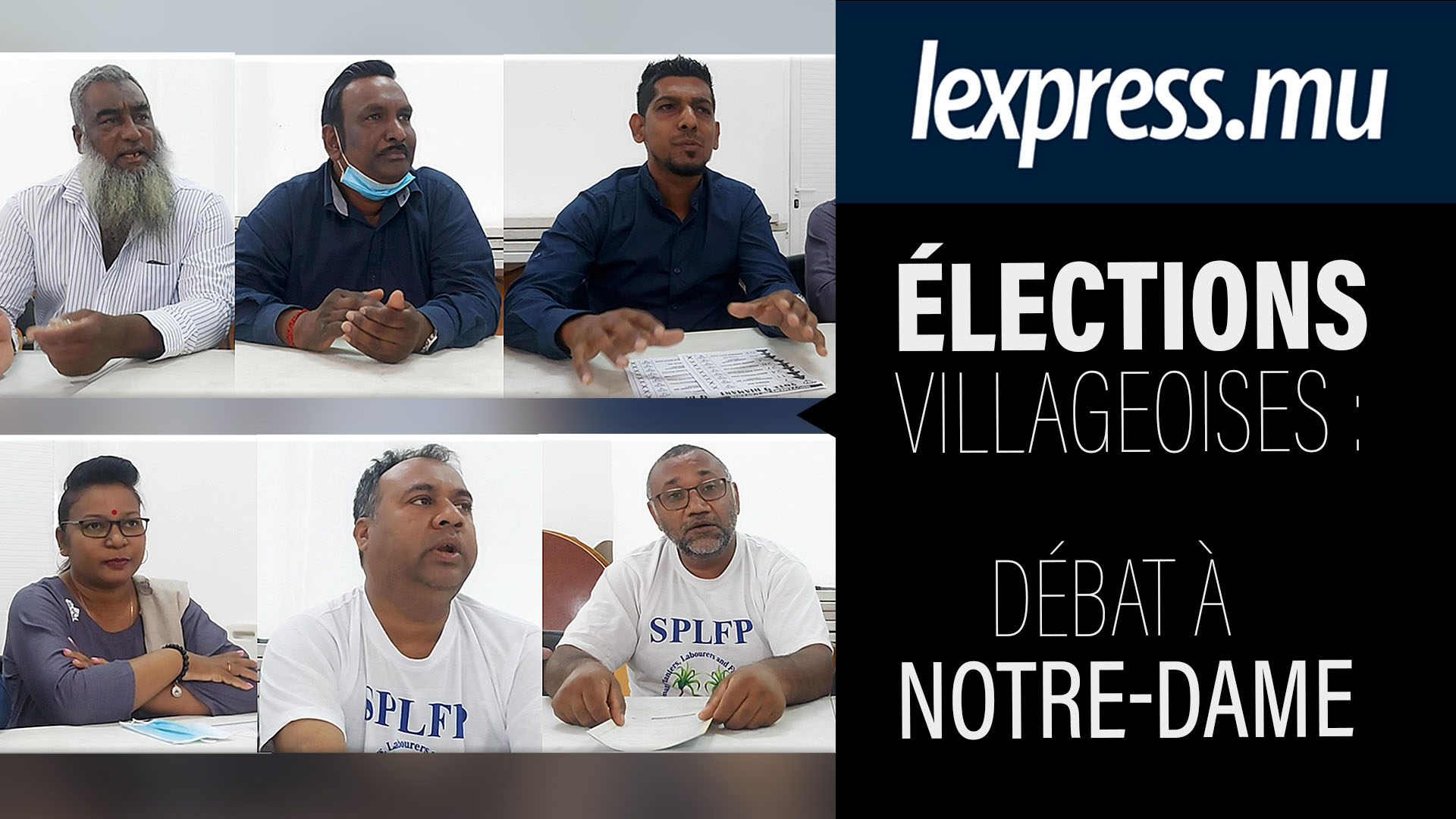 Elections villageoises: les candidats de Notre-Dame présentent leurs projets  