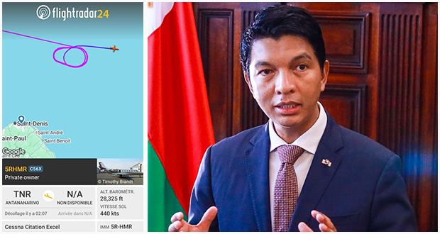 Rajoelina en fuite vers Maurice ?