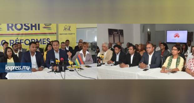 Linion Moris et Reform Party s’enregistrent comme une alliance