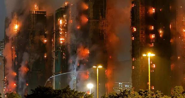 Au moins treize morts dans l’incendie d’un complexe résidentiel