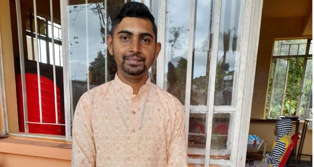 Himesh Goorapah, the village teacher in the deserted estate of Britannia