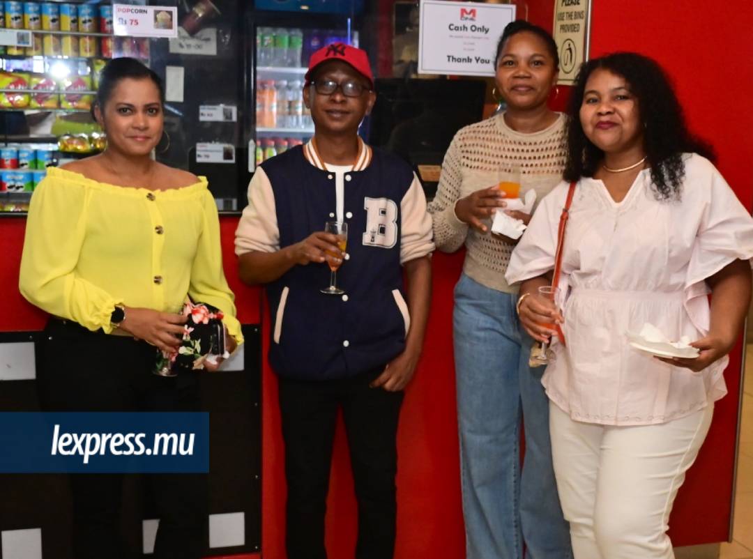 ■ Joanna Duvergé, Philippe Valois, Sandra Hypolite et Eliane Manoovaloo.