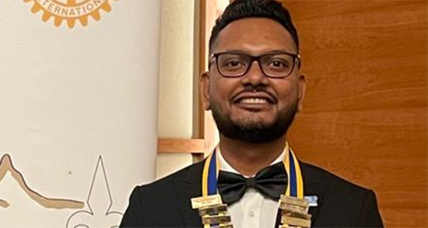 Nabiil Kaufid prend la tête du Rotary Club Port-Louis Citadelle
