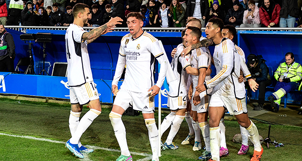 Espagne: le Real s'impose à Alavés et vire en tête à la trêve