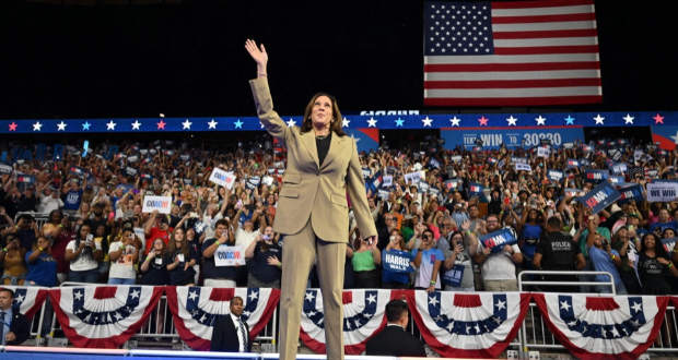 Kamala Harris devance Donald Trump dans des Etats clés, selon des sondages