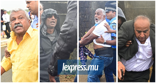 Trois manifestants autorisés à rentrer