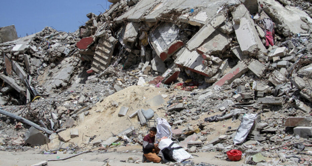 Gaza: 37 millions de tonnes de débris à déblayer